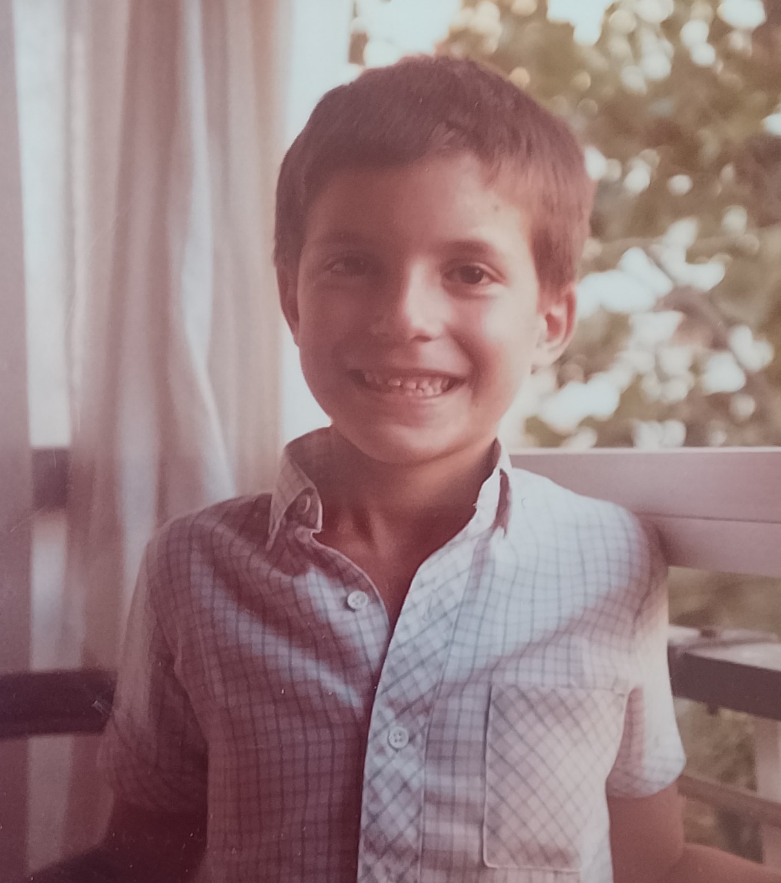 Fotografía de infancia de Pablo Zeta