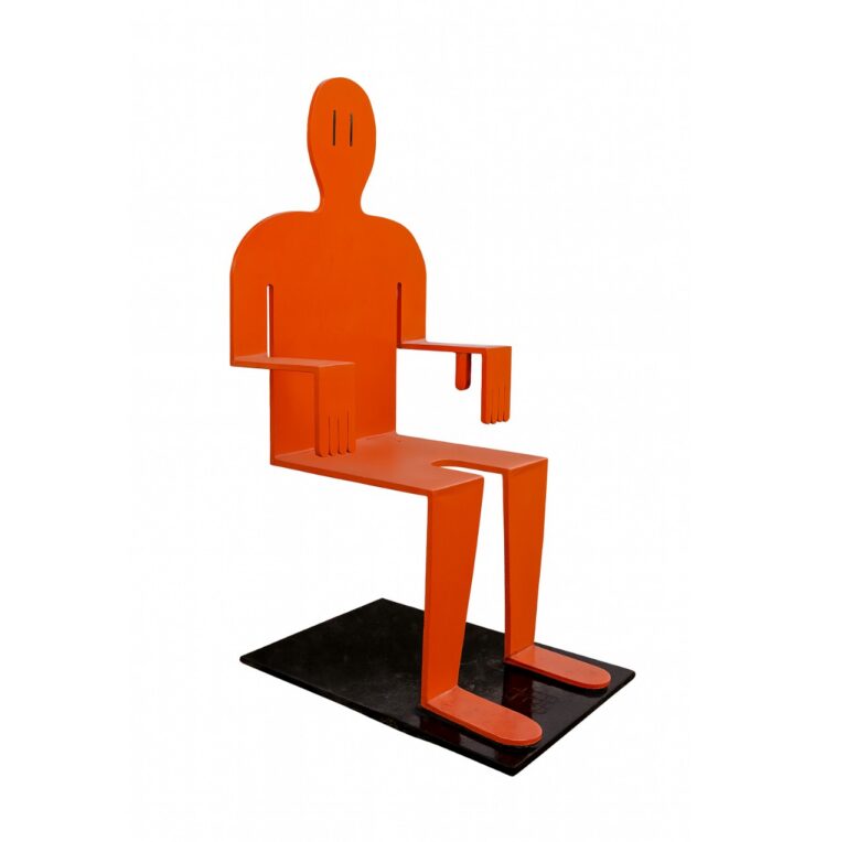 El paseo escultórico de los Hombres Rojos en Monterrey